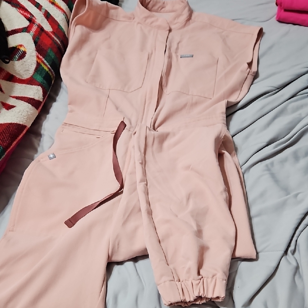 Figs Blush Pink Jumpsuit